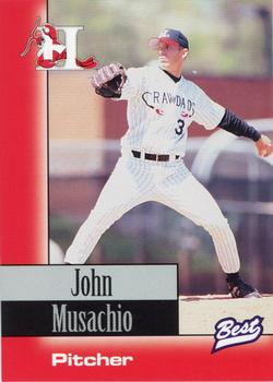 1997 Best Hickory Crawdads Red #25 John Musachio Front