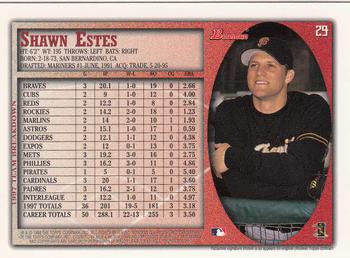 1998 Bowman - International #29 Shawn Estes Back