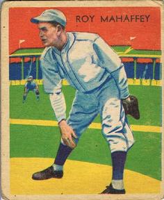 1934-36 National Chicle Diamond Stars (R327) #10 Roy Mahaffey Front