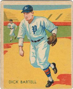 1934-36 National Chicle Diamond Stars (R327) #15 Dick Bartell Front