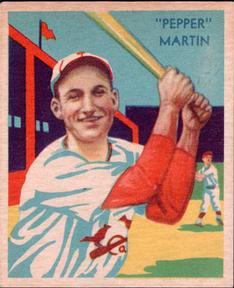 1934-36 National Chicle Diamond Stars (R327) #26 Pepper Martin Front