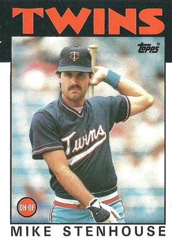 1986 Topps #17 Mike Stenhouse Front