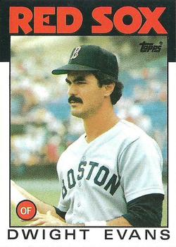 1986 Topps #60 Dwight Evans Front