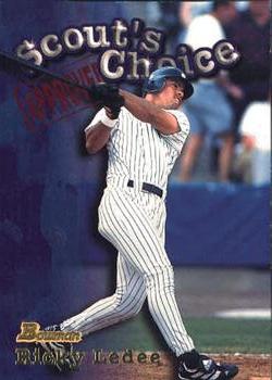 1998 Bowman - Scout's Choice #SC11 Ricky Ledee Front