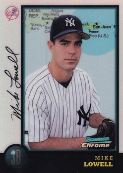 1998 Bowman Chrome - International Refractors #85 Mike Lowell Front