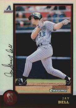 1998 Bowman Chrome - Refractors #283 Jay Bell Front