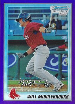 2010 Bowman Chrome - Prospects Purple Refractors #BCP179 Will Middlebrooks Front