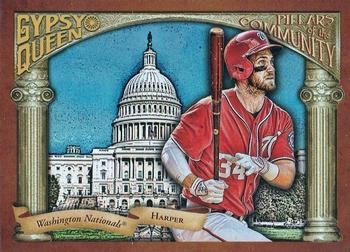 2015 Topps Gypsy Queen - Pillars of the Community #PC-BH Bryce Harper Front