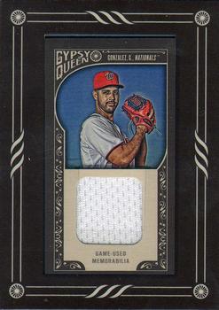 2015 Topps Gypsy Queen - Mini Relics #GMR-GG Gio Gonzalez Front