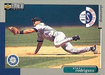 1998 Collector's Choice - Series Two Blaster Jumbo 5x7 #495 Alex Rodriguez Front