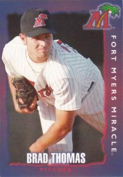1999 Fort Myers Miracle #NNO Brad Thomas Front