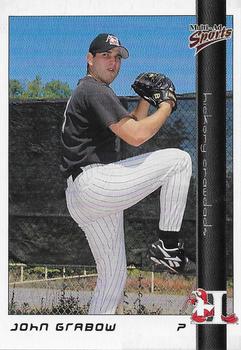 1999 Multi-Ad Hickory Crawdads #11 John Grabow Front