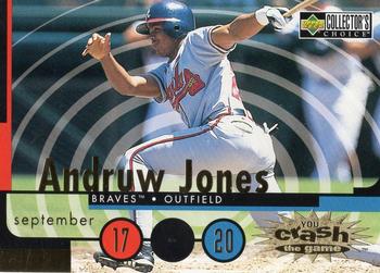 1998 Collector's Choice - You Crash the Game #CG14 Andruw Jones Front