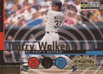 1998 Collector's Choice - You Crash the Game #CG3 Larry Walker  Front