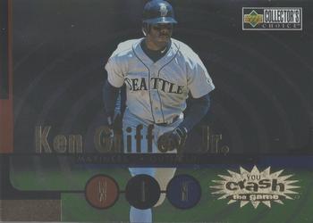 1998 Collector's Choice - You Crash the Game Exchange #CG1 Ken Griffey Jr. Front