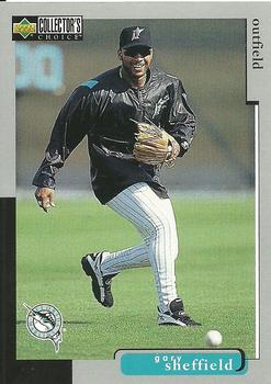 1998 Collector's Choice - Series One Blaster Jumbo 5x7 #95 Gary Sheffield Front