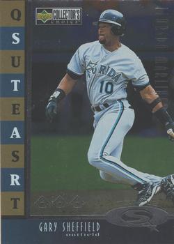 1998 Collector's Choice - StarQuest Triple #SQ28 Gary Sheffield Front
