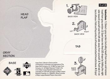 1998 Collector's Choice - Mini Bobbing Heads #15 Edgar Renteria Back