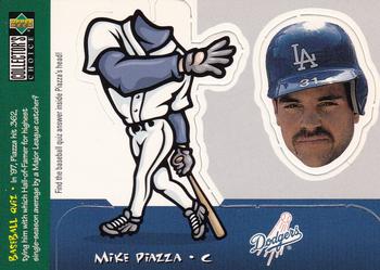 1998 Collector's Choice - Mini Bobbing Heads #17 Mike Piazza Front