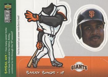 1998 Collector's Choice - Mini Bobbing Heads #24 Barry Bonds Front
