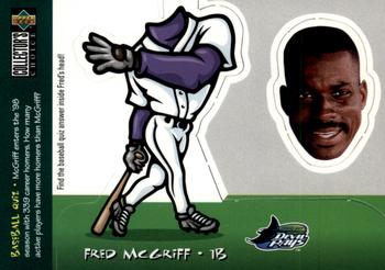 1998 Collector's Choice - Mini Bobbing Heads #27 Fred McGriff Front