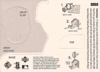 1998 Collector's Choice - Mini Bobbing Heads #8 Mo Vaughn Back