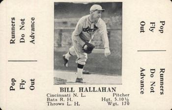 1936 S&S Games The National Game #NNO Bill Hallahan Front