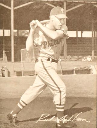 1949 Lummis Peanut Butter Philadelphia Phillies #NNO Richie Ashburn Front