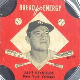 1953 Northland Bread Labels #NNO Allie Reynolds Front