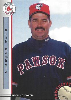 1999 Blueline Pawtucket Red Sox #2 Rich Bombard Front