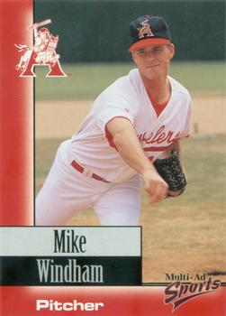 1998 Multi-Ad Arkansas Travelers #26 Mike Windham Front