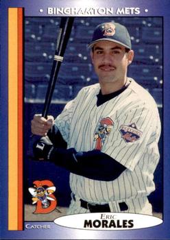 1998 Blueline Q-Cards Binghamton Mets #20 Eric Morales Front