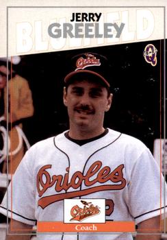 1998 Blueline Q-Cards Bluefield Orioles #4 Jerry Greeley Front