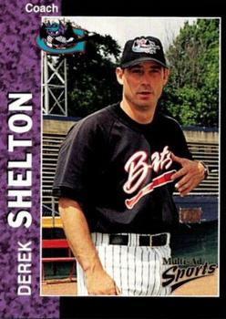 1998 Multi-Ad Greensboro Bats #28 Derek Shelton Front