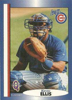 1998 Blueline Q-Cards Iowa Cubs #8 Kevin Ellis Front