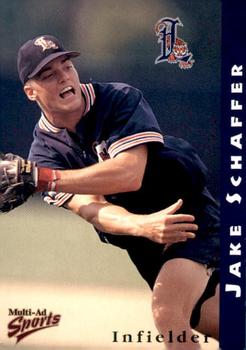 1998 Multi-Ad Lakeland Tigers #18 Jake Schaffer Front
