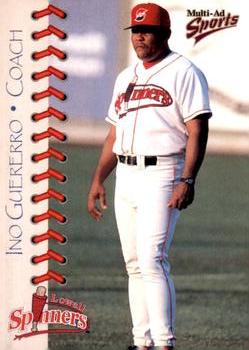1998 Multi-Ad Lowell Spinners #3 Ino Guerrero Front