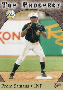 1998 Multi-Ad Midwest League Top Prospects #26 Pedro Santana Front