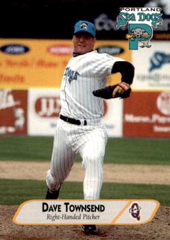 1998 Blueline Q-Cards Portland Sea Dogs #11 Dave Townsend Front