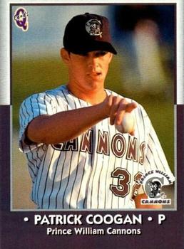 1998 Blueline Q-Cards Prince William Cannons #4 Patrick Coogan Front