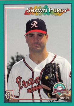 1998 Blueline Q-Cards Richmond Braves #12 Shawn Purdy Front