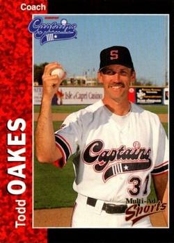 1998 Multi-Ad Shreveport Captains #5 Todd Oakes Front