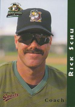 1998 Multi-Ad South Bend Silver Hawks #26 Rick Schu Front