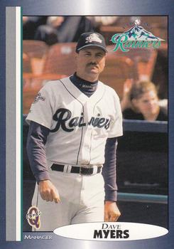 1998 Blueline Q-Cards Tacoma Rainiers #1 Dave Myers Front
