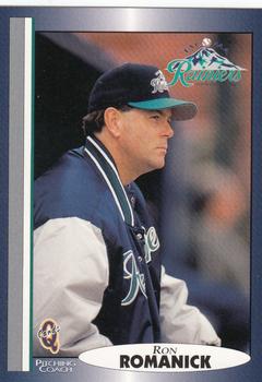 1998 Blueline Q-Cards Tacoma Rainiers #3 Ron Romanick Front