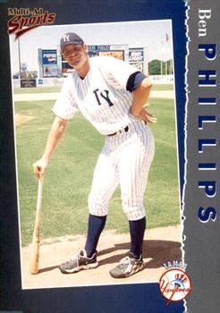 1998 Multi-Ad Tampa Yankees #23 Ben Phillips Front