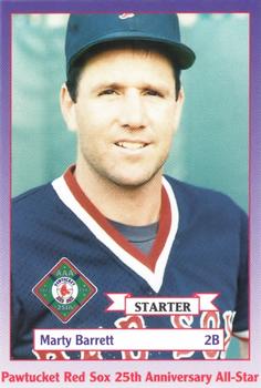 1997 Pawtucket Red Sox 25th Anniversary #NNO Marty Barrett Front