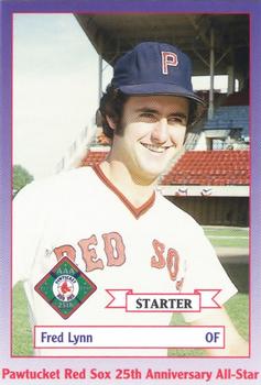 1997 Pawtucket Red Sox 25th Anniversary #NNO Fred Lynn Front