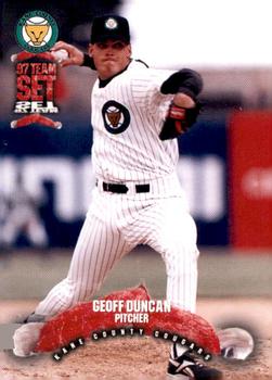 1997 Kane County Cougars #NNO Geoff Duncan Front