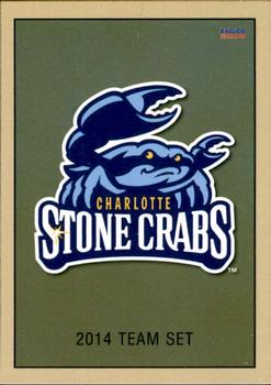 2014 Choice Charlotte Stone Crabs #NNO Cover Card Front